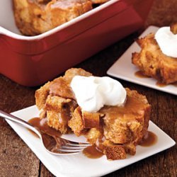 Bread Pudding with Salted Caramel Sauce recipe
