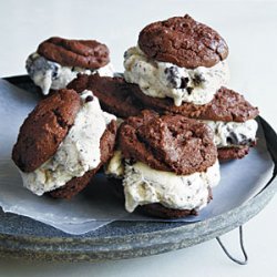 Chocolate Cookie Ice-Cream Sandwiches recipe