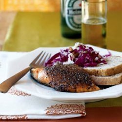 Grilled Pastrami-Style Salmon recipe