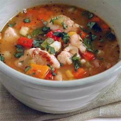Chicken Stew with Sweet Peppers recipe