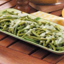 Beans with Parsley Sauce recipe