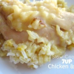 Slow Cooker 7UP Chicken & Rice recipe