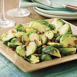 Bacon-Brown Sugar Brussels Sprouts recipe