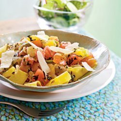 Heirloom Tomato and Herb Pappardelle recipe