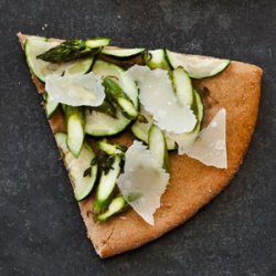 Asparagus and Zucchini Pizza (So-Slimming Slice) recipe