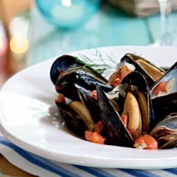 Mussels with Tomato and Dill recipe