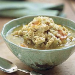 Chunky Chicken-Barley Soup recipe