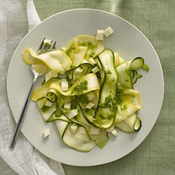 Marinated Zucchini and Yellow Squash Salad recipe