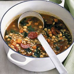 Farro Soup with Chorizo recipe