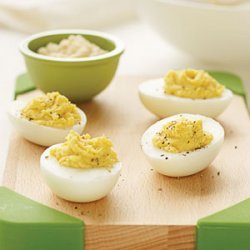 Hummus Deviled Eggs recipe