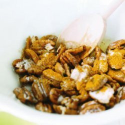 Sugared Curried Pecans recipe