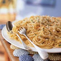 Spaghetti with Anchovies and Breadcrumbs recipe