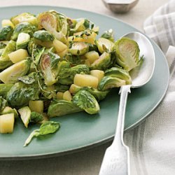 Roasted Brussels Sprouts and Apples recipe