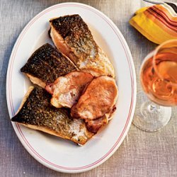 Ocean Trout with Coleslaw and Crispy Smoked Bacon recipe