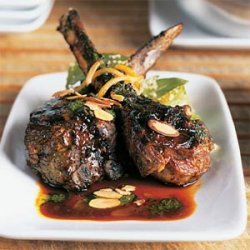Lamb Chops with Moroccan Barbecue Sauce recipe