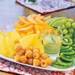 Composed Fruit Salad with Ginger-Lime Syrup recipe