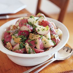 Warm Smoked-Trout Potato Salad recipe