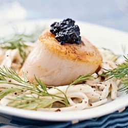 Scallops With Celery Root Salad recipe