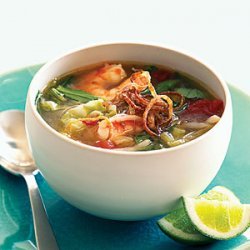 Sweet and Sour Shrimp Soup recipe