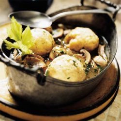 Garlic Turkey and Dumplings recipe
