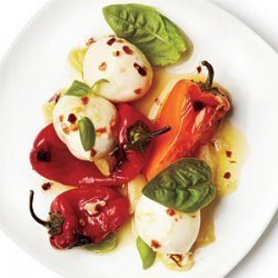 Marinated Peppers and Mozzarella recipe