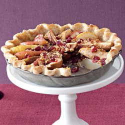 Pear-Cranberry Pie with Granola recipe
