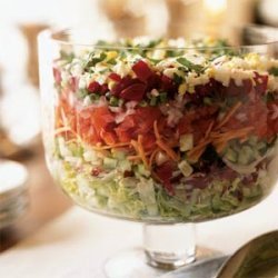 Passover Chopped Layered Salad recipe