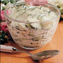 Cucumbers with Dressing recipe