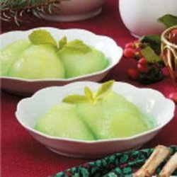 Minted Pears recipe