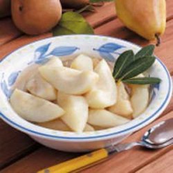 Gingered Pears recipe