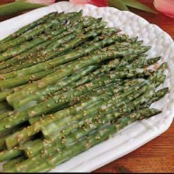 Asparagus with Sesame Butter recipe