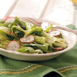Greens with Vinaigrette recipe
