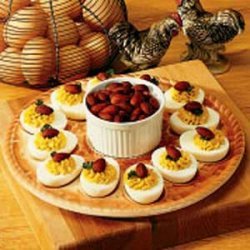Almond Deviled Eggs recipe