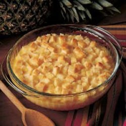 Golden Pineapple Casserole Side Dish recipe