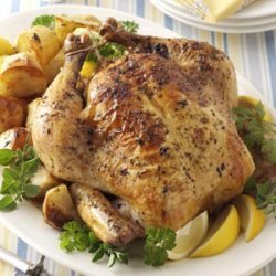Greek Roasted Chicken and Potatoes recipe