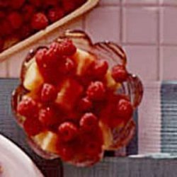Cantaloupe and Raspberry Melba recipe