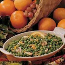 Orange Buttered Peas recipe