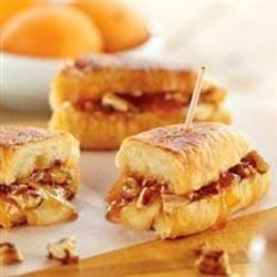 Melted Brie and Apricot Petite Croissants recipe