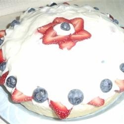 Red, White, and Blueberry Shortcake recipe