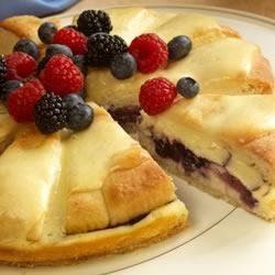Sister Schubert's(R) Berry Cream Cheese Coffee Cake recipe