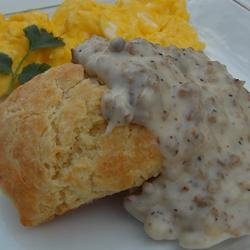 Creamy Biscuits and Gravy recipe
