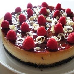 White Chocolate Raspberry Cheesecake recipe