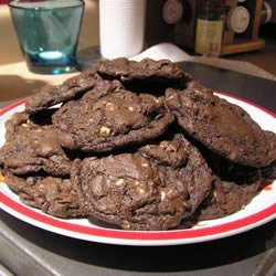 White Chocolate, Chocolate Cookies recipe