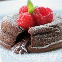Chocolate Cakes with Liquid Centers recipe