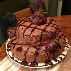Double Chocolate Brownie Cake recipe