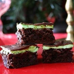 Chocolate Mint Dessert Brownies recipe