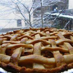 Glazed Apple Cream Pie recipe