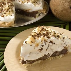 Coconut (Haupia) and Chocolate Pie recipe