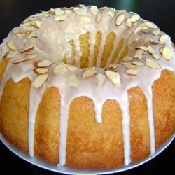 Glazed Almond Bundt Cake recipe