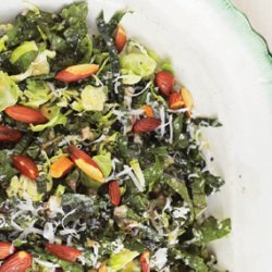 Kale & Brussels Sprout Salad recipe